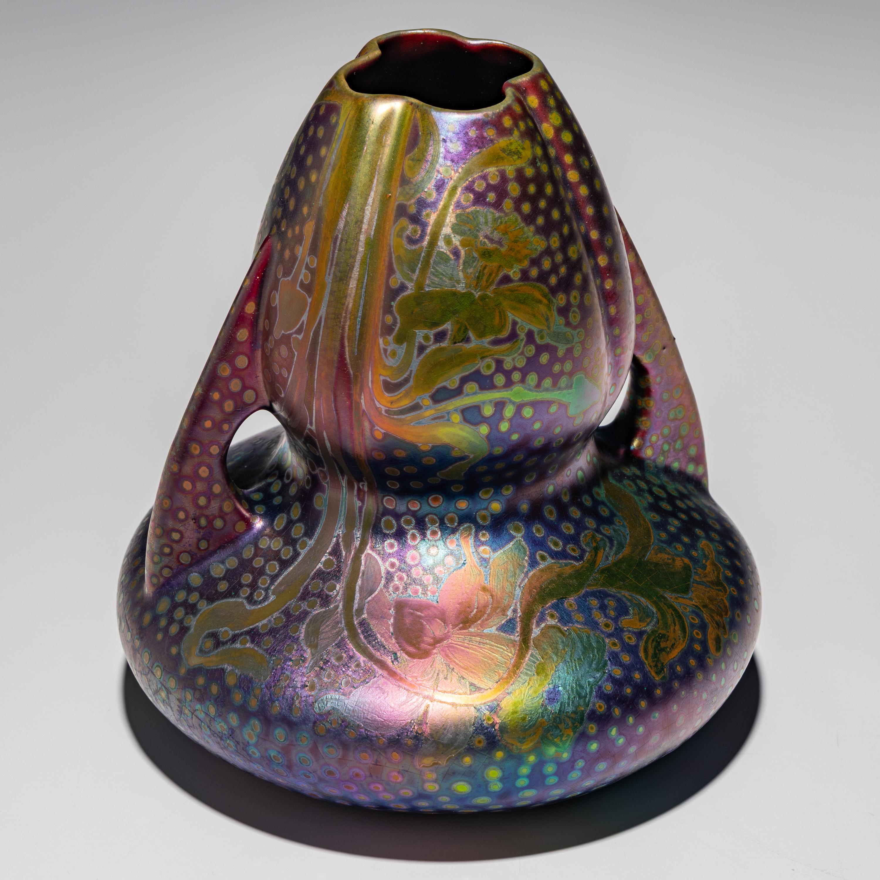 Jacques Sicard for Weller Pottery (French-American, 1865–1923) — Vase, c. 1910