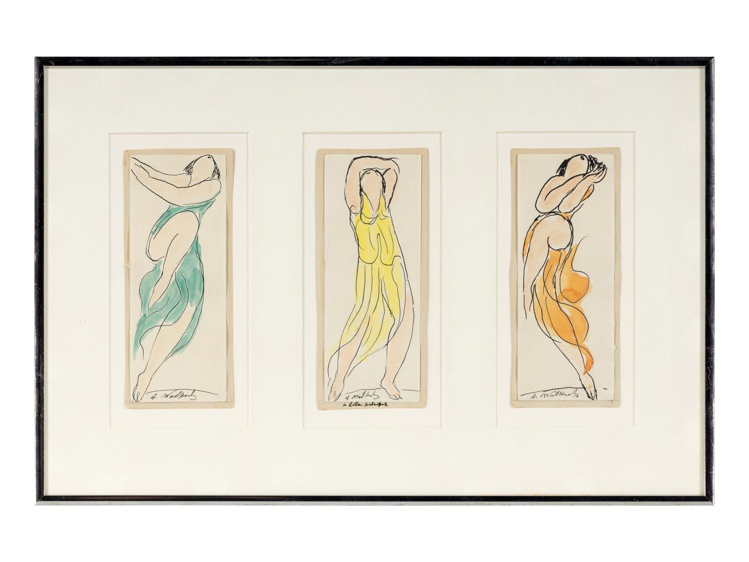 Three Studies of Isadora Duncan