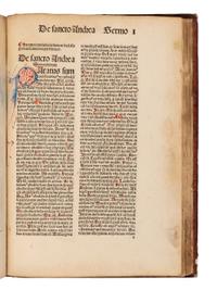 [Early Printing] [Incunable] Paratus. Sermones Parati de tempore et de sanctis