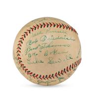 A 1933 Washington Senators Team Signed Autograph Baseball (Beckett Authentication Services Letter of Authenticity)