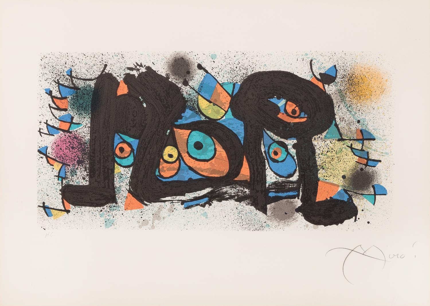 Joan Miro, (Spanish, 1893-1983), Miro Sculptures II, 1974