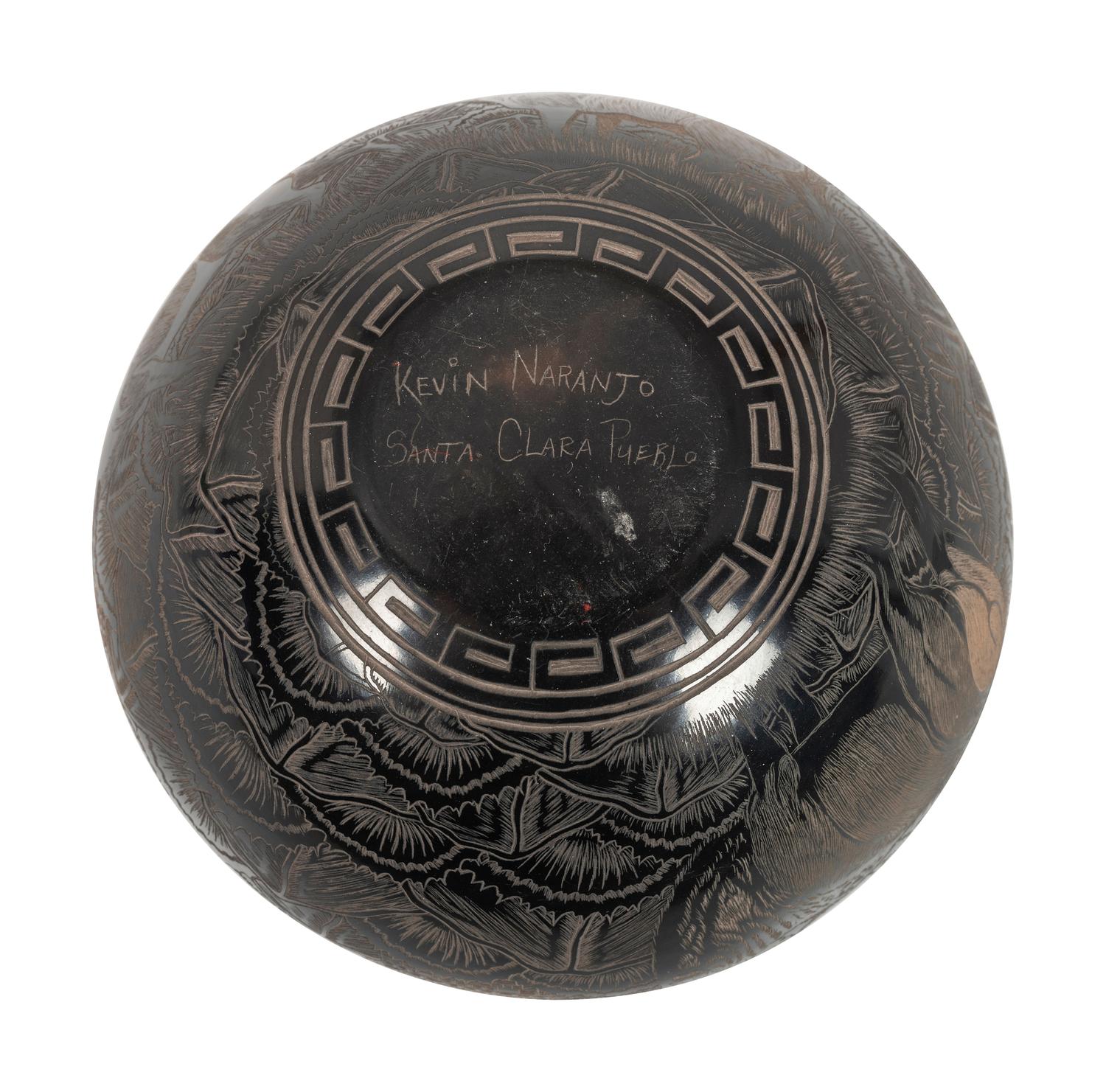 Santa Clara and Lakota Miniature Sgraffito Pottery