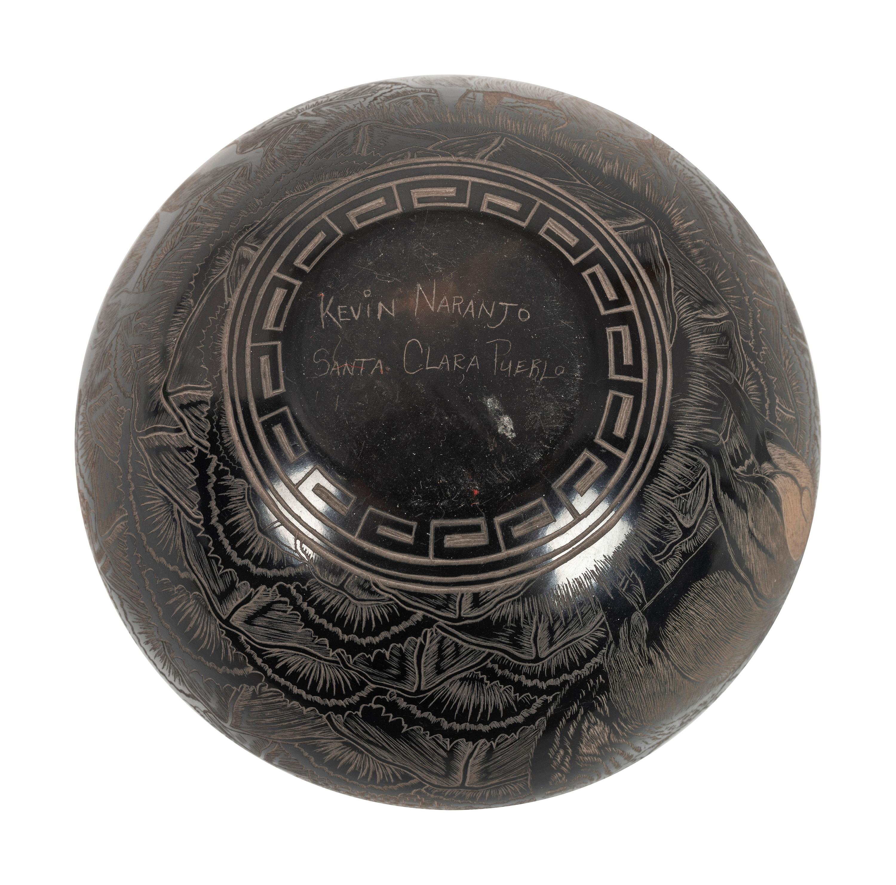 Santa Clara and Lakota Miniature Sgraffito Pottery