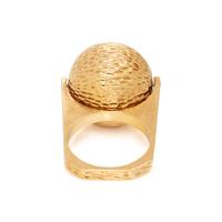 YELLOW GOLD SPINNING BALL RING