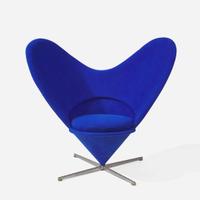 Verner Panton (Danish, 1926-1998) "Heart" Cone Chair, Plus-Linje, Denmark, designed 1958, the present lot 1960s