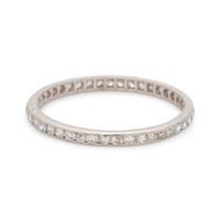 ART DECO, DIAMOND ETERNITY BAND