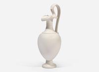 A Wedgwood White Stoneware Oenochoe, UK, circa 1800