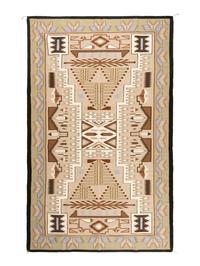 Navajo Roomsize Storm Pattern Weaving / Rug