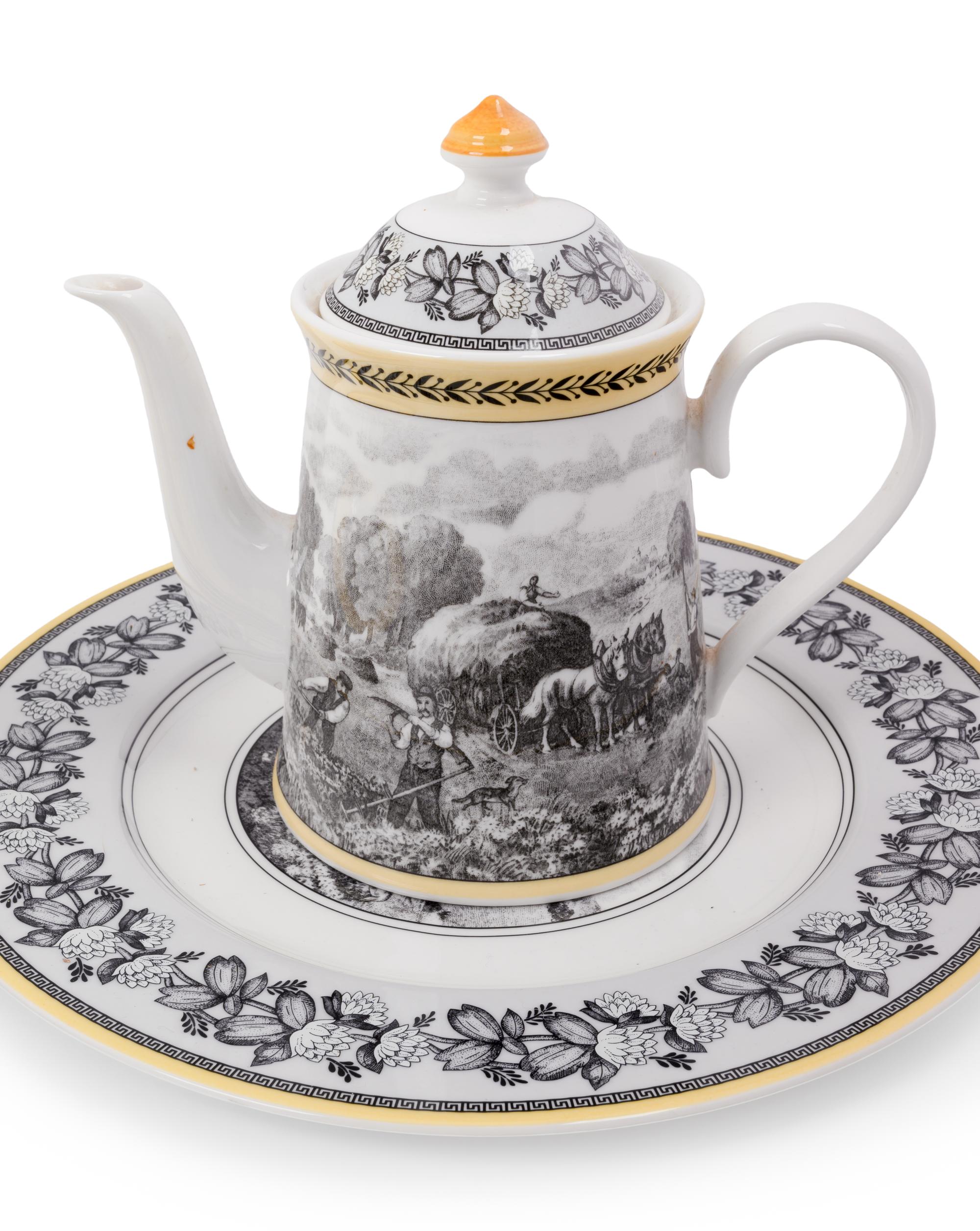 A Villeroy & Boch Audun Chasse Dinner Service