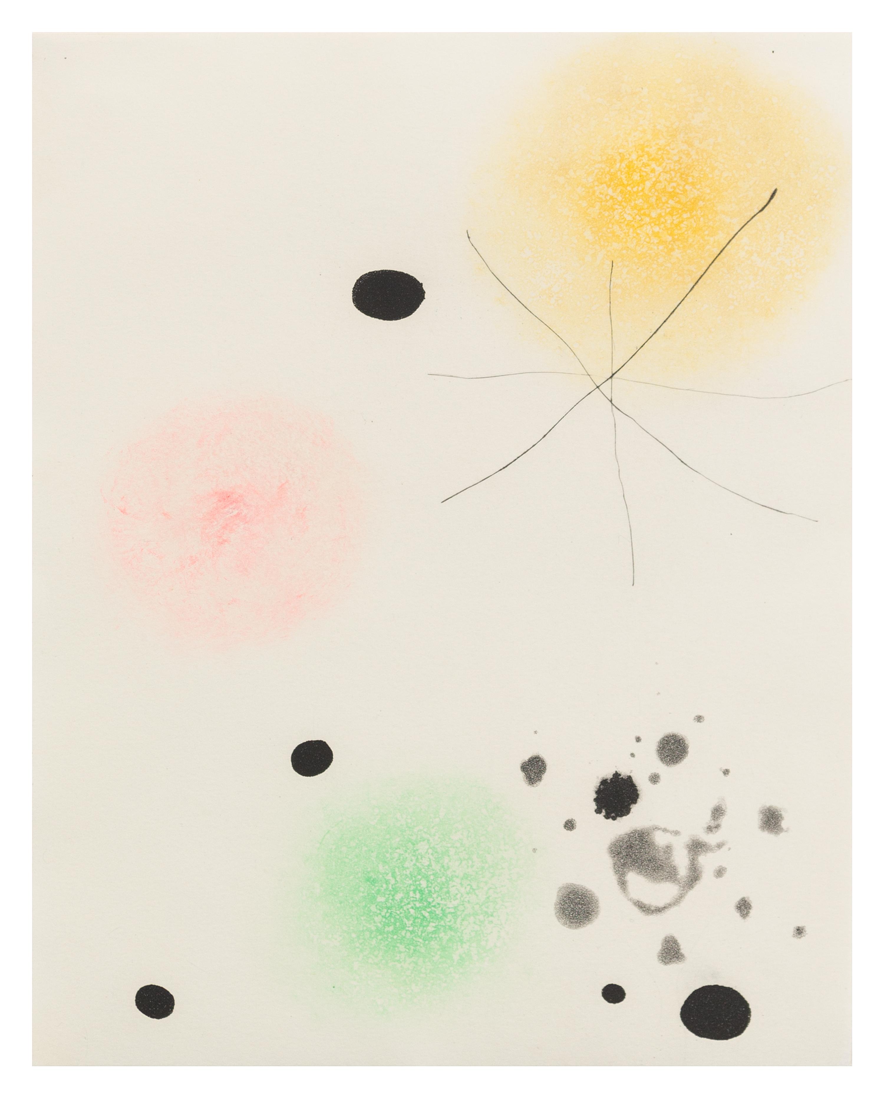 Joan Miro, (Spanish, 1893-1983), Sans le Soleil IX (from Heraclitus of Ephesus), 1965
