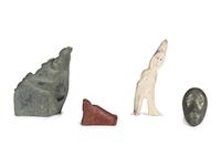 Inuit Carved Stone and Antler Sculptures, PLUS