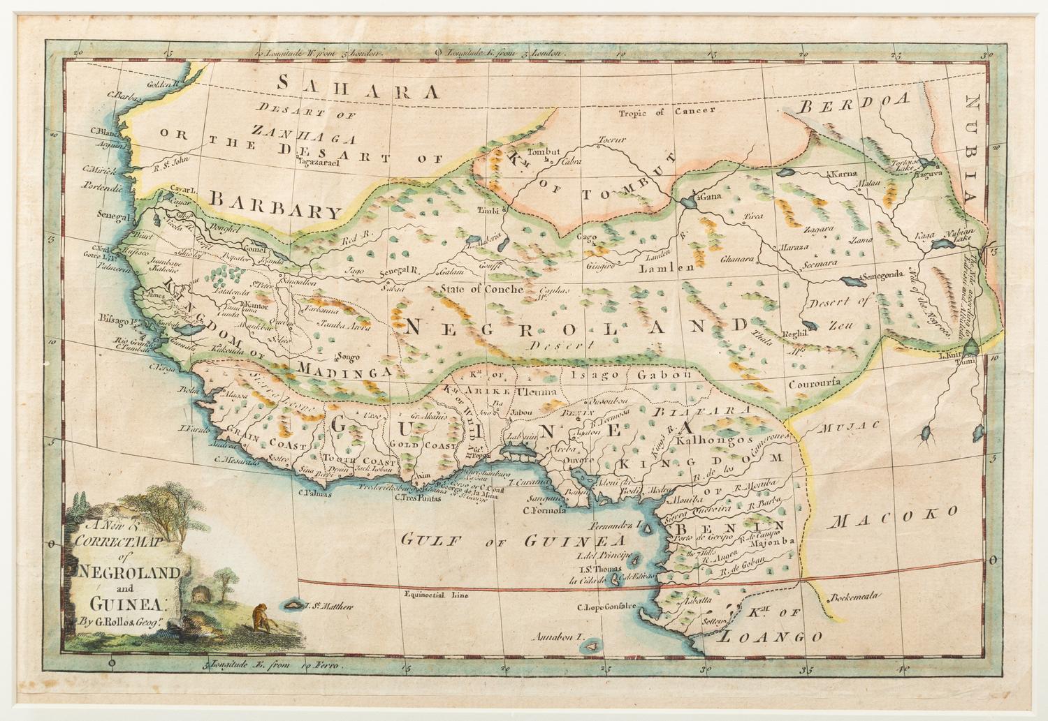 Two Continental Antiquarian Maps, Muenster and Rollos