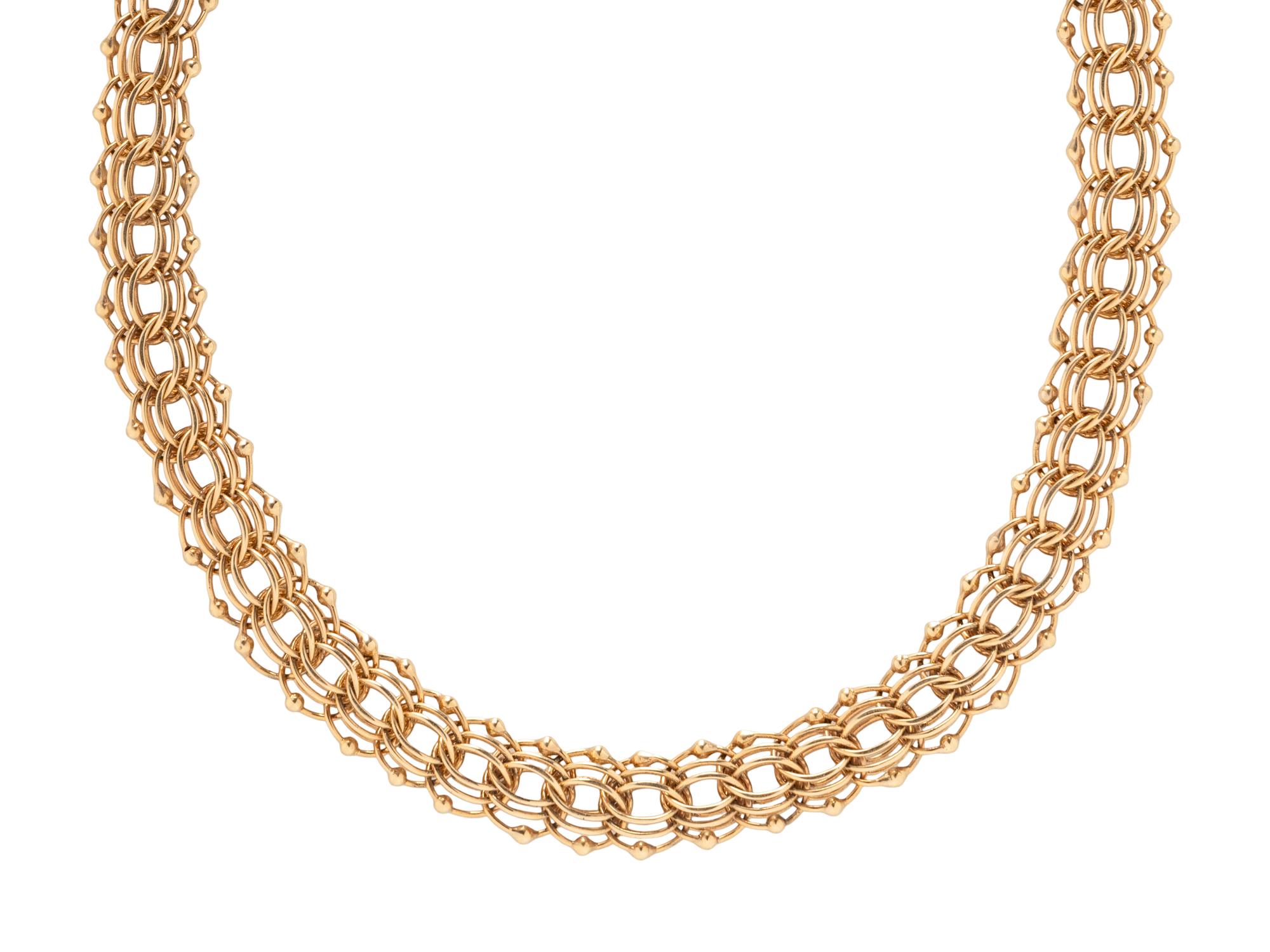 YELLOW GOLD NECKLACE