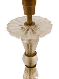 A Pair of Rock Crystal Table Lamps