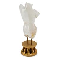 A Carved Rock Crystal Torso