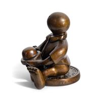 Tom Otterness (American, b. 1952) — Man with Bowler on Penny , 1992