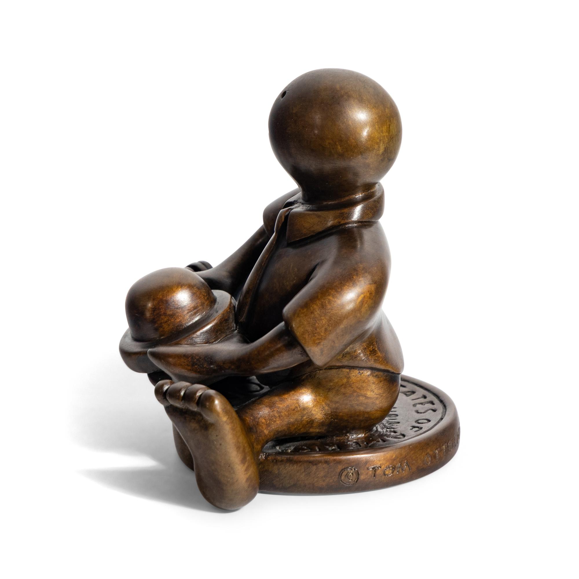 Tom Otterness (American, b. 1952) — Man with Bowler on Penny , 1992