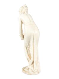 A Continental Alabaster Figure
