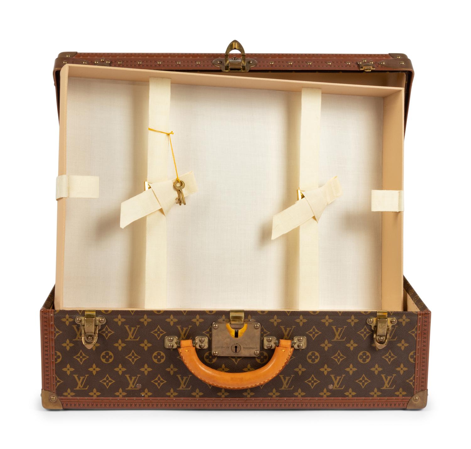 Louis Vuitton Alzer 70 Hard Side Suitcase in Monogram Canvas, Mid 20th Century