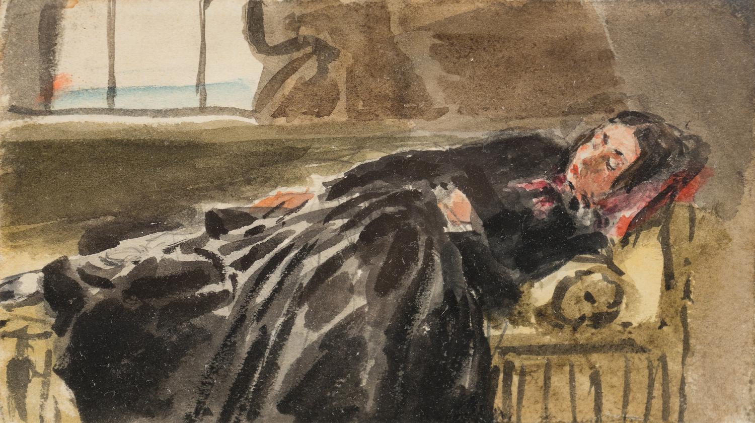 Lady Reclining on a Sofa