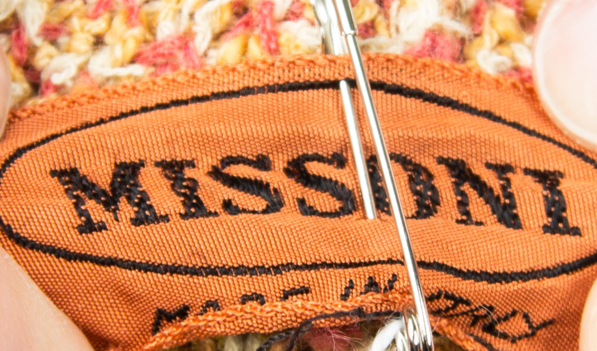 A Missoni Multicolor Cotton Cardigan Sweater,