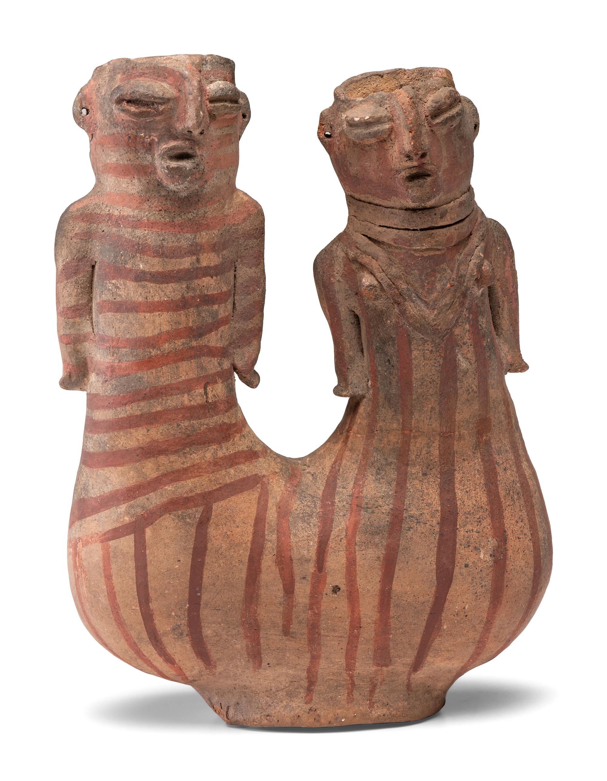Mojave Figural Pottery Vase