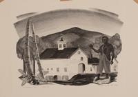 A group of four prints ( Connecticut Light and Power; From Rosslyn to Georgetown; New Hampshire Barn; Xochimilco Cinco de Mayo )