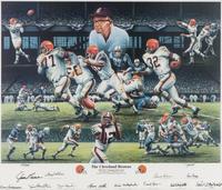 A 1964 NFL Champion Cleveland Browns Signed Limited Edition Autograph Print