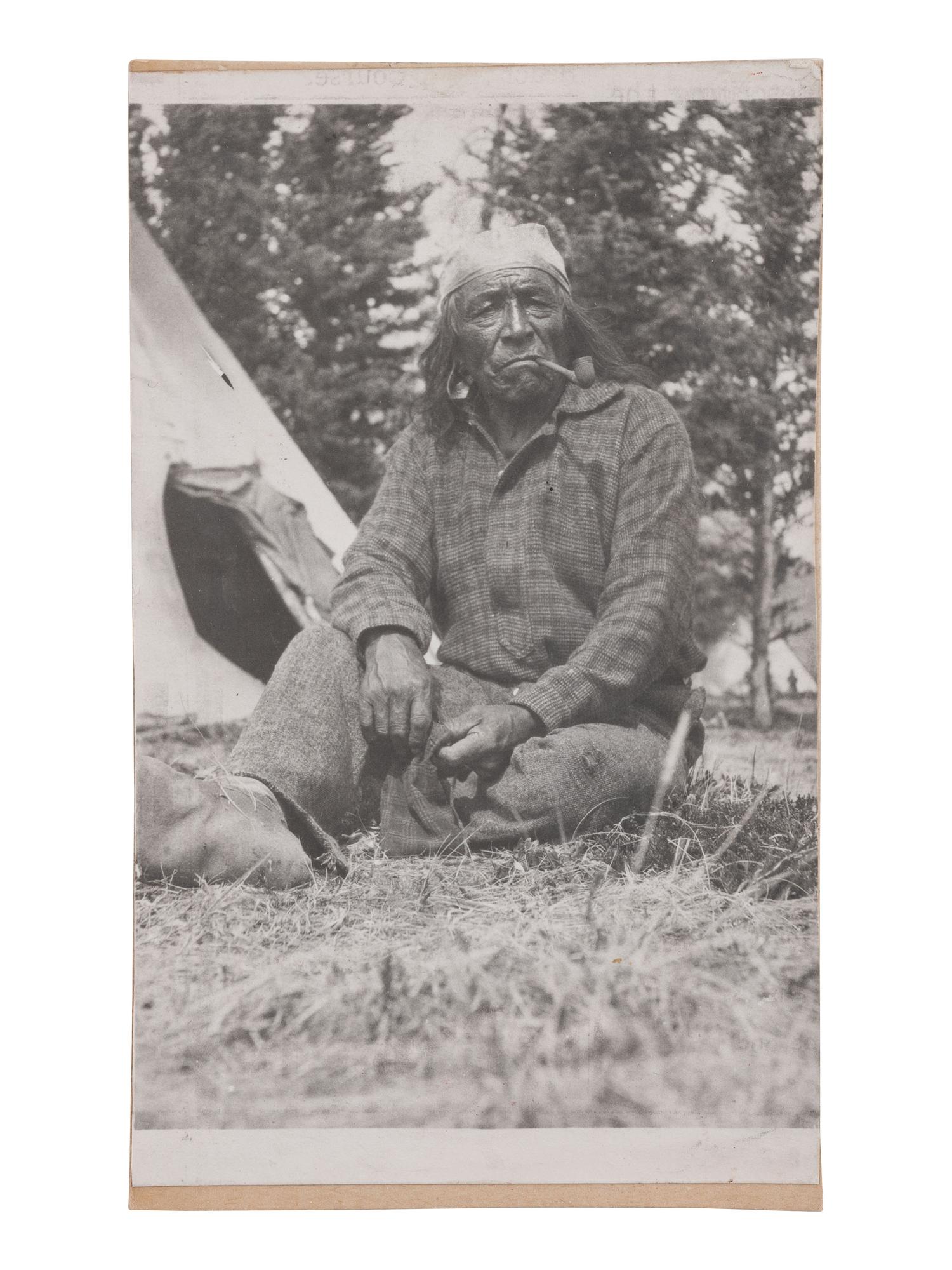 [NATIVE AMERICANS]. A group of 34 silver gelatin photographs of Native American subjects.