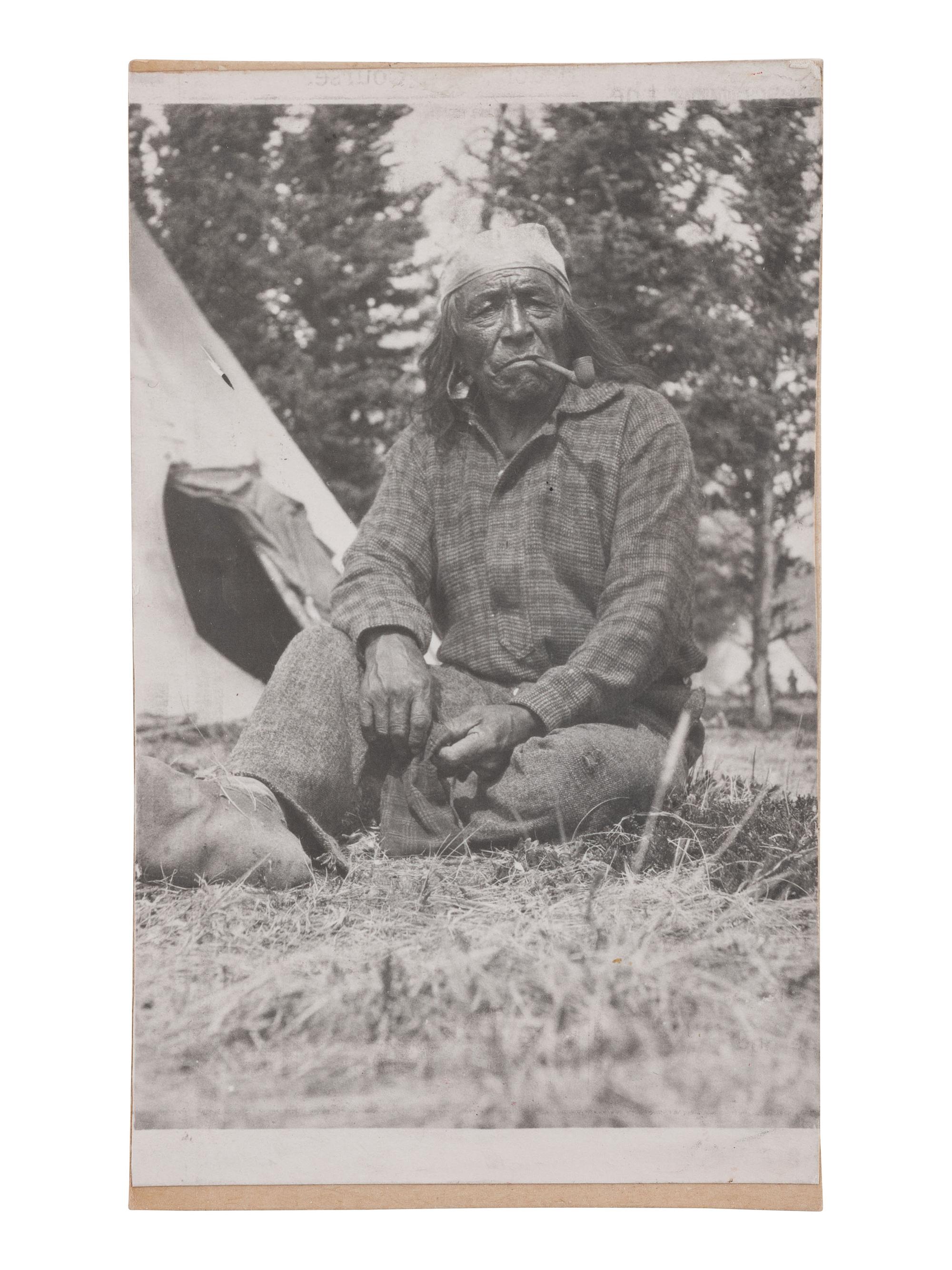 [NATIVE AMERICANS]. A group of 34 silver gelatin photographs of Native American subjects.