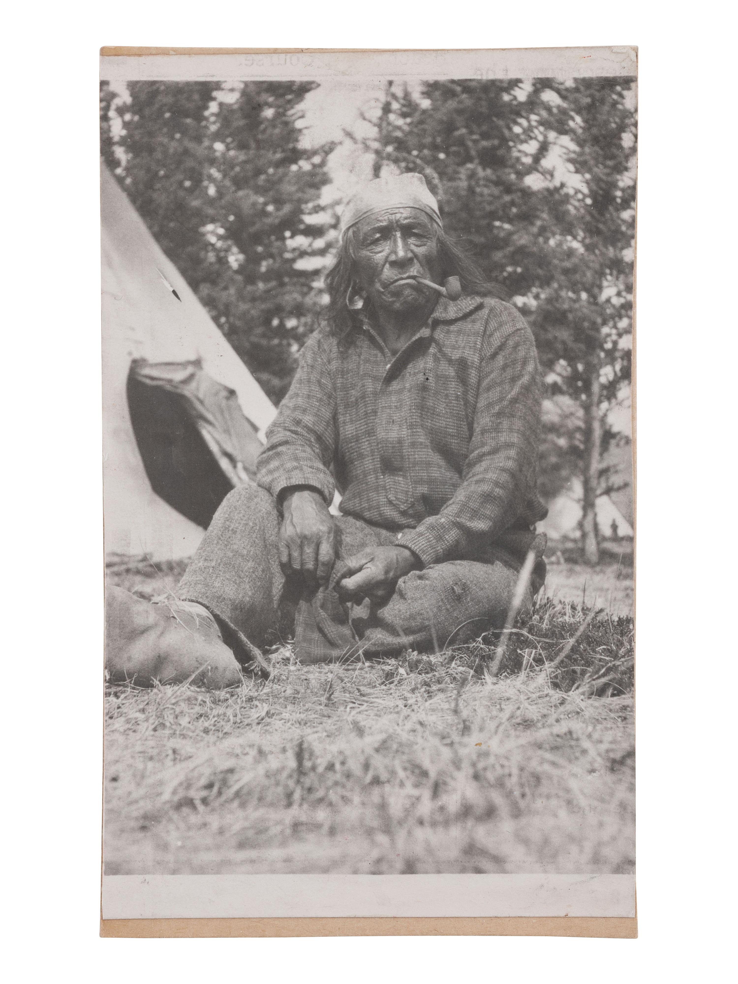 [NATIVE AMERICANS]. A group of 34 silver gelatin photographs of Native American subjects.