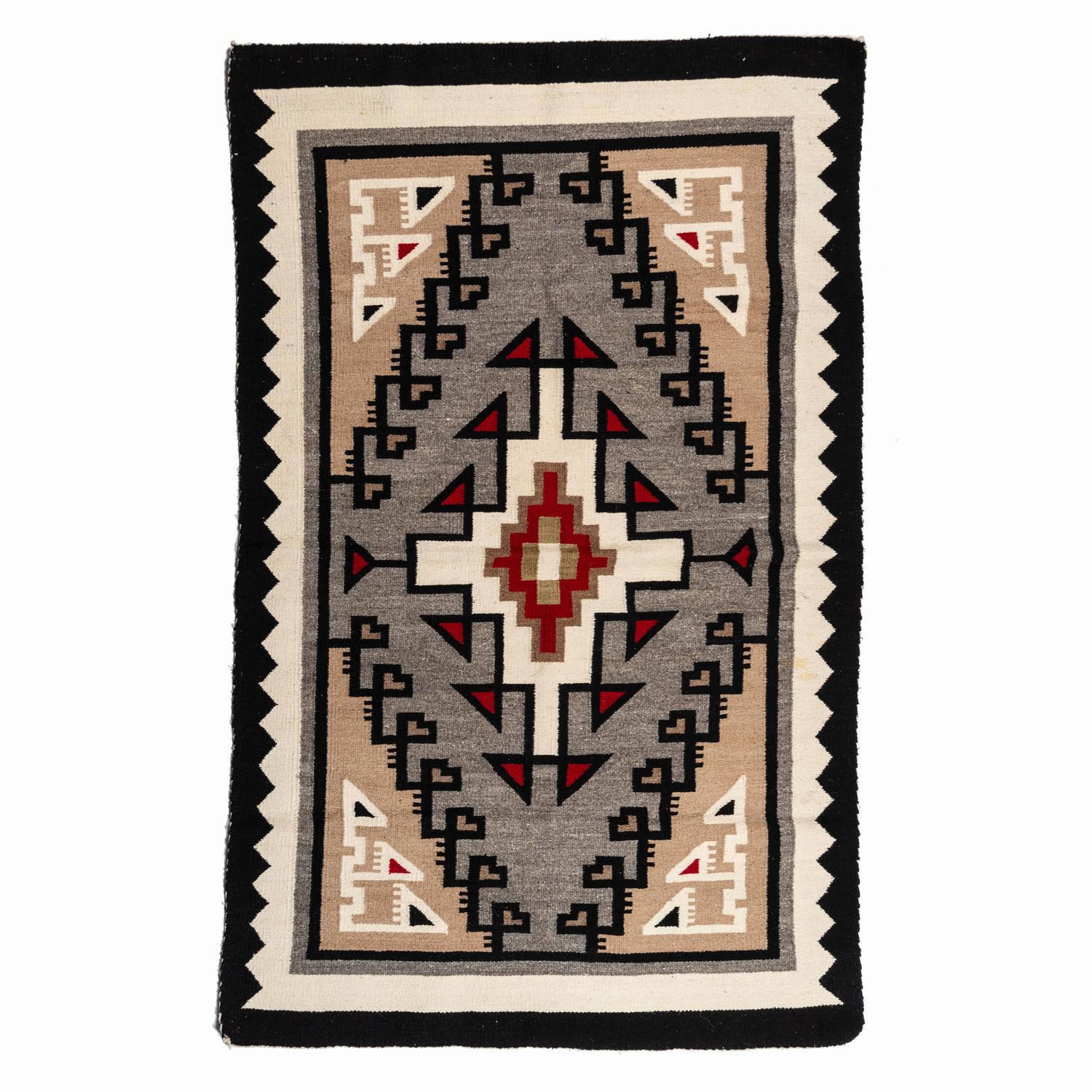 Navajo Two Grey Hills Weaving / Rug