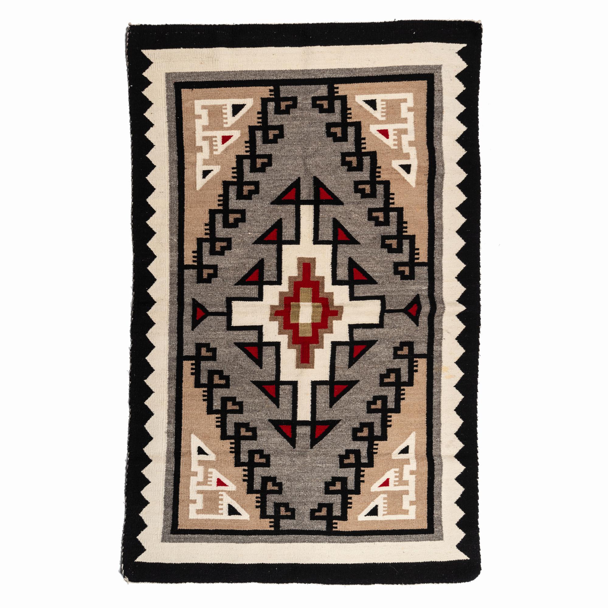 Navajo Two Grey Hills Weaving / Rug