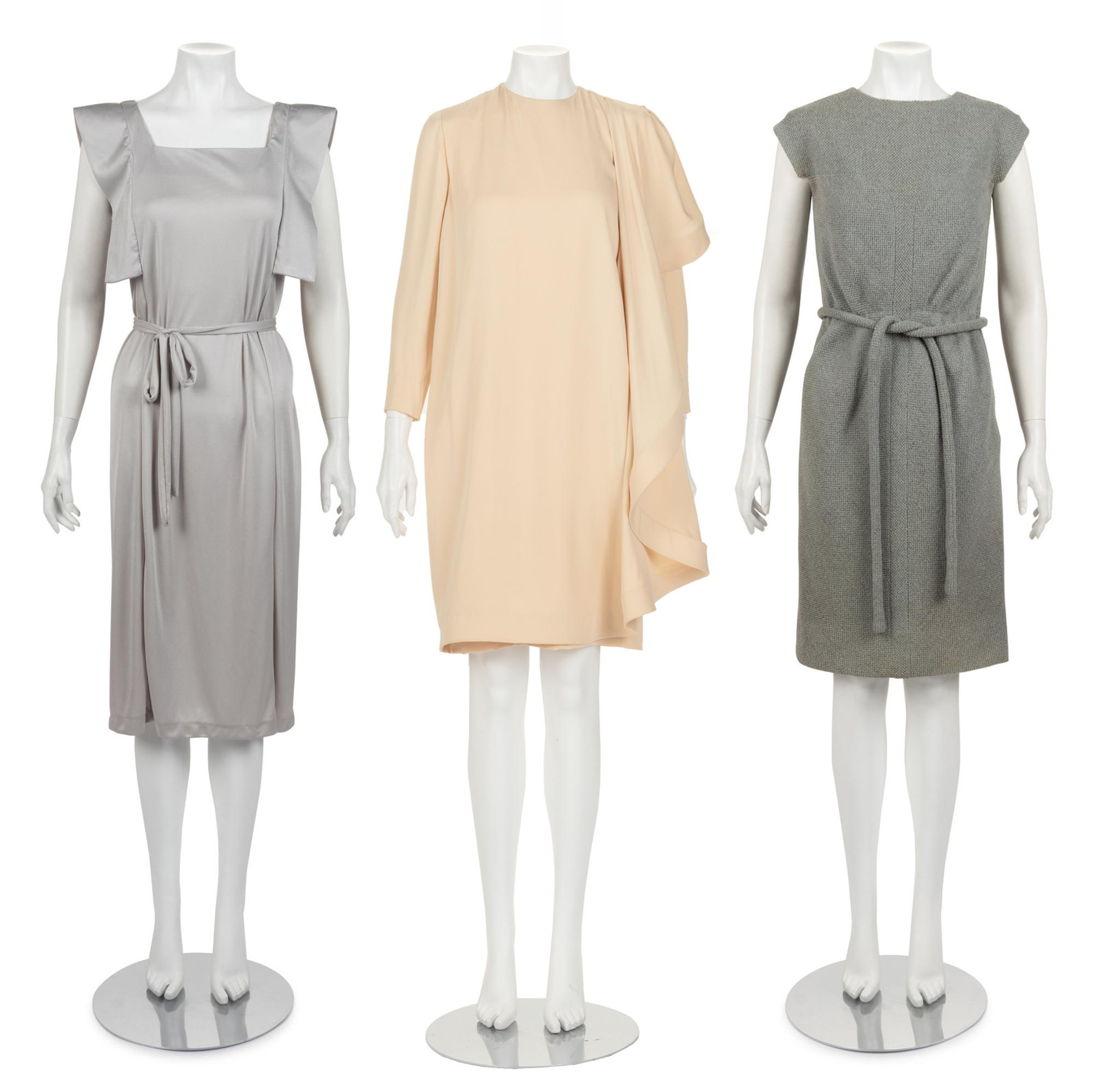 Three Pierre Cardin Dresses, 1960s-1970s