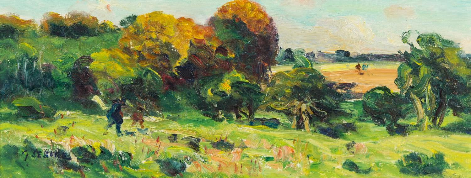 Gaston Sebire, (French, 1920-2001), Landscape