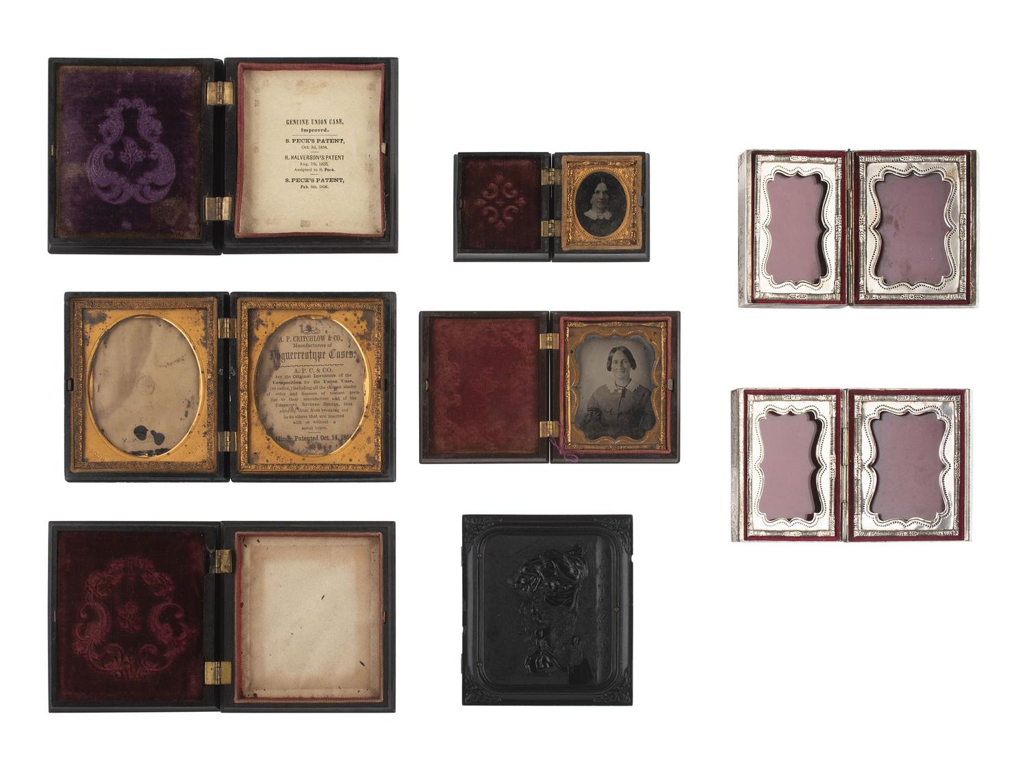 [EARLY PHOTOGRAPHY]. 23 assorted figural Union cases.