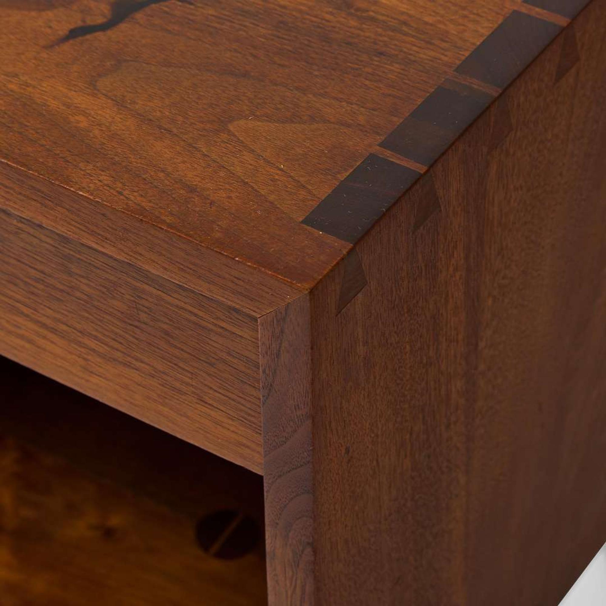 George Nakashima (American, 1905-1990) "Swett" Bedside Table, New Hope, Pennsylvania, 1971