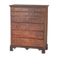 A Chippendale Carved Cherrywood Chest of Drawers