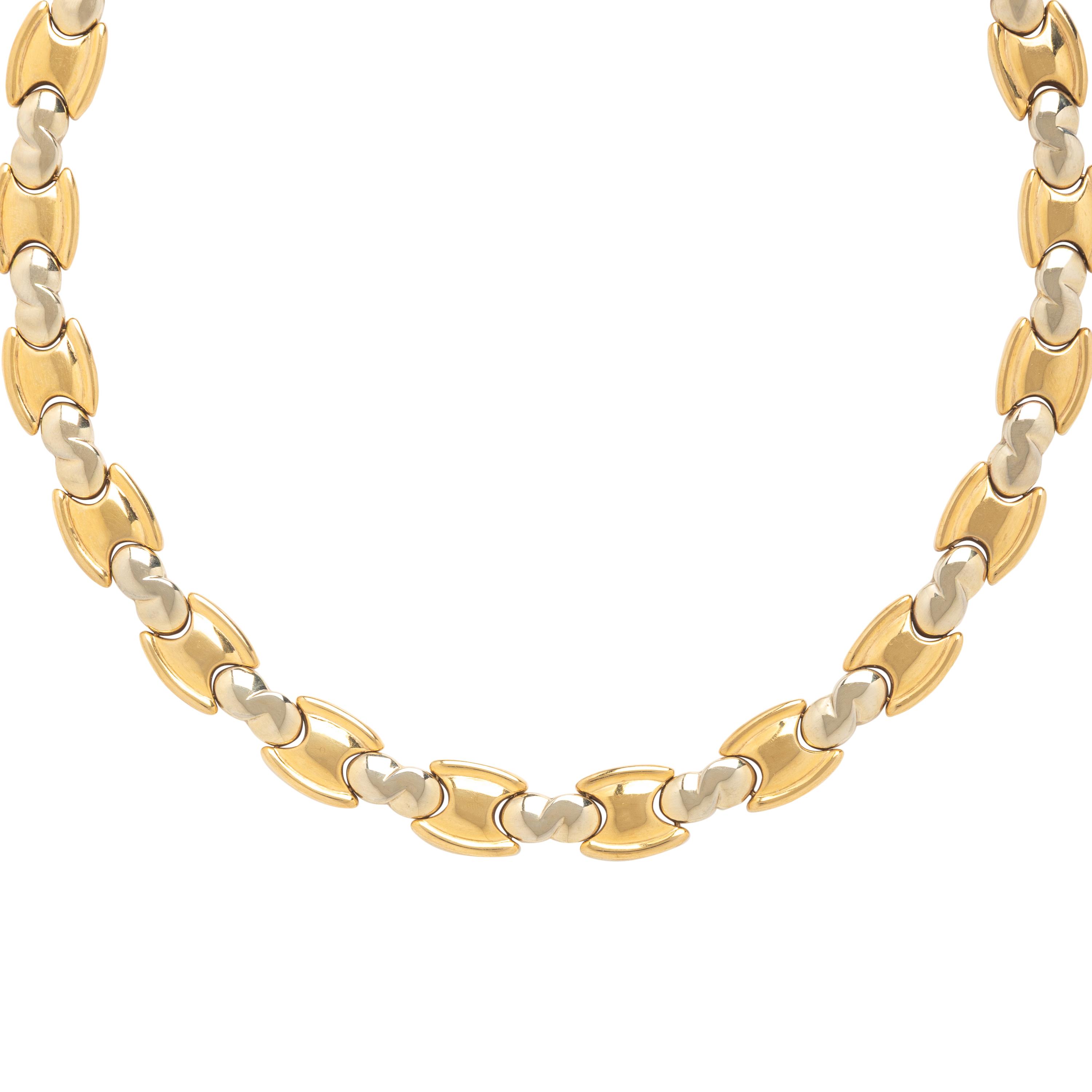 Neiman Marcus, Bicolor Gold Necklace