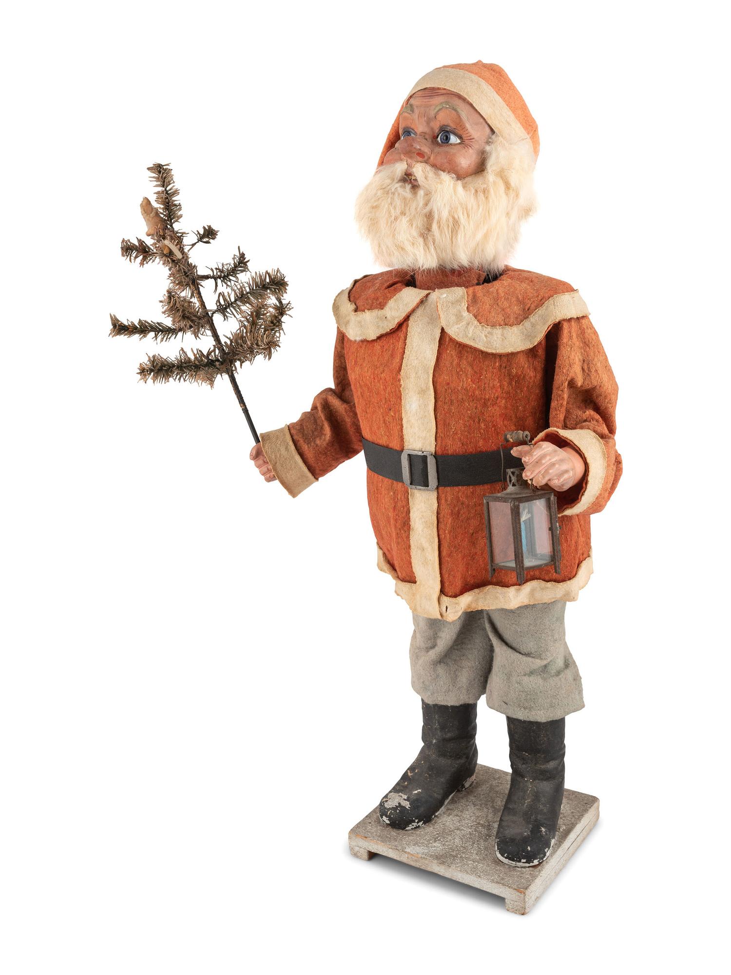 A Wind-Up Santa Claus Nodder