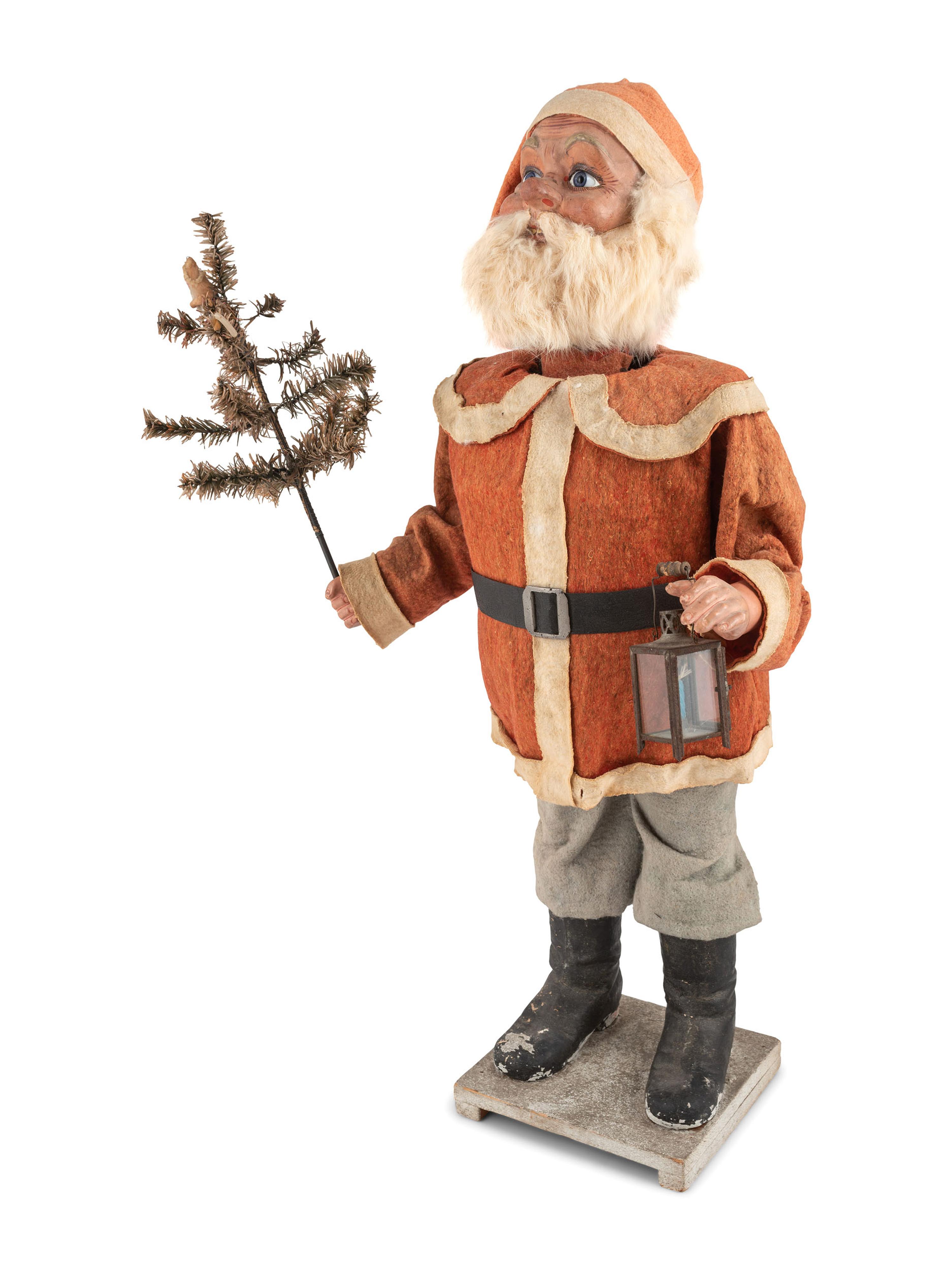 A Wind-Up Santa Claus Nodder