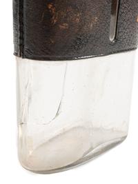[CIVIL WAR]. Period-flask with UCV inscription to Captain James McElvany, Company F, 35th Georgia Infantry, WIA Cedar Run.