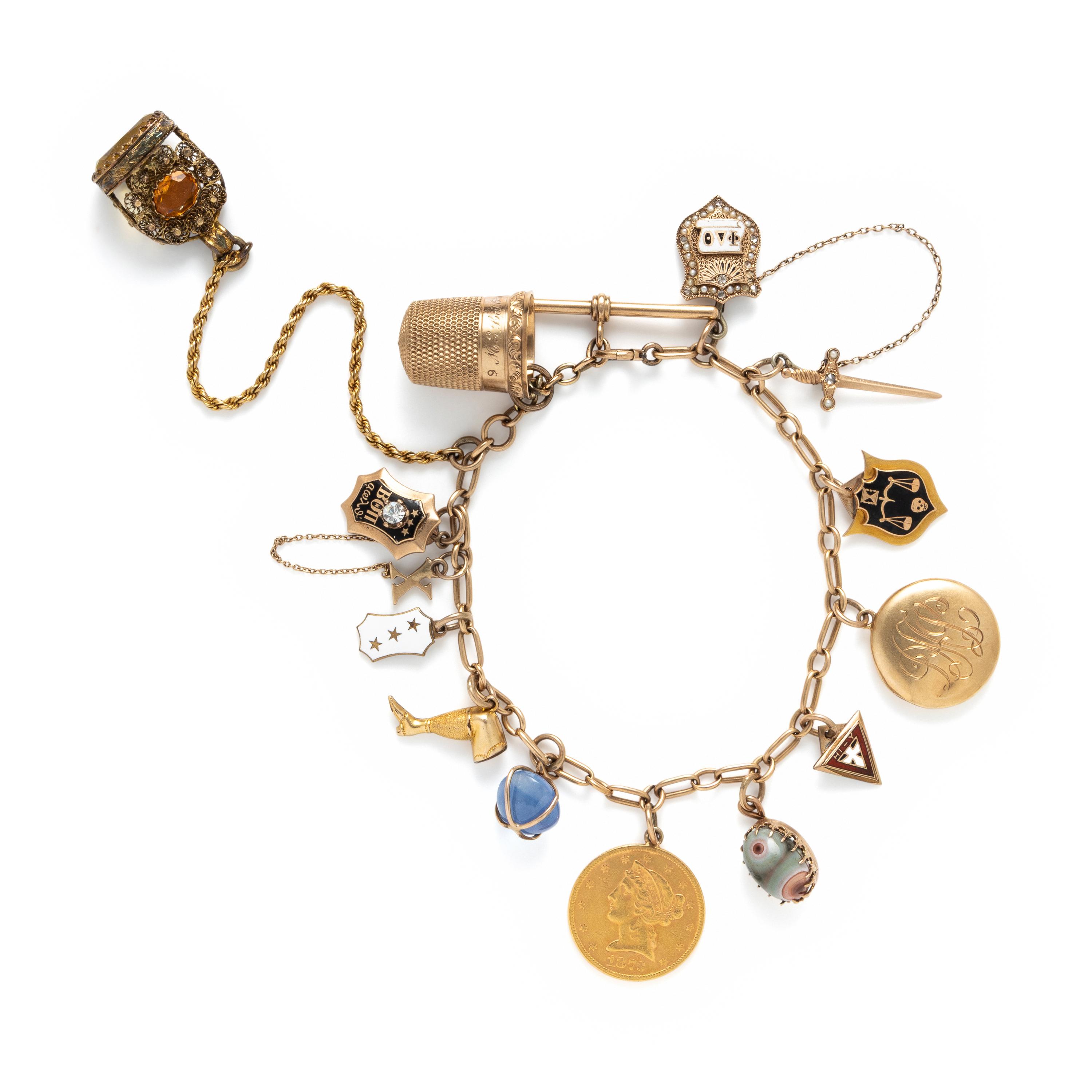 Multigem Charm Bracelet