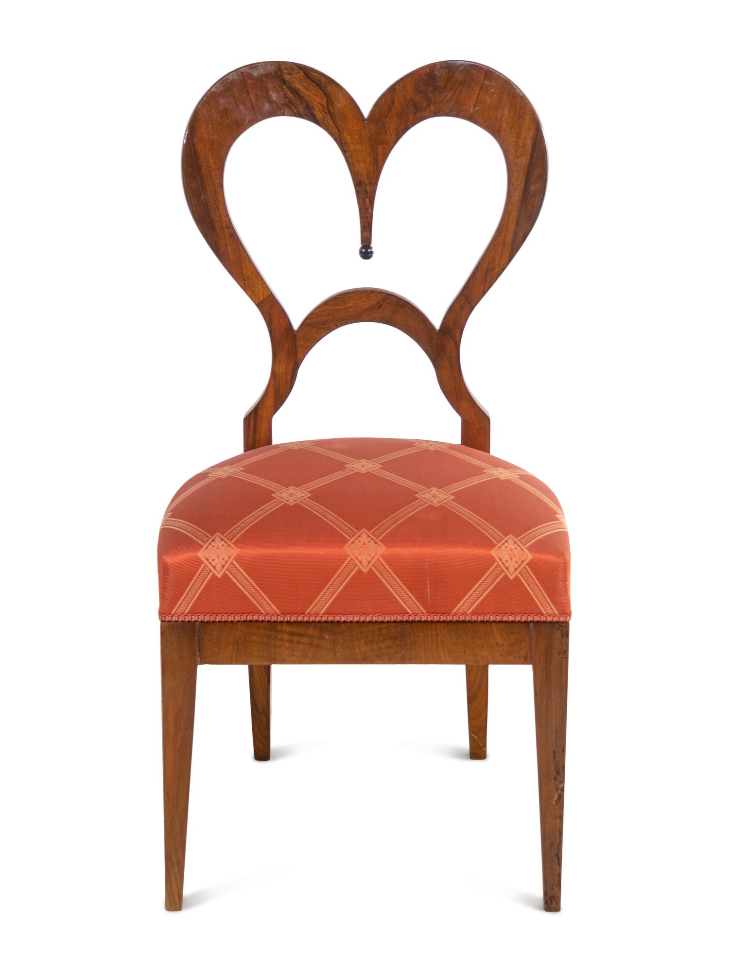 An Austrian Walnut Side Chair