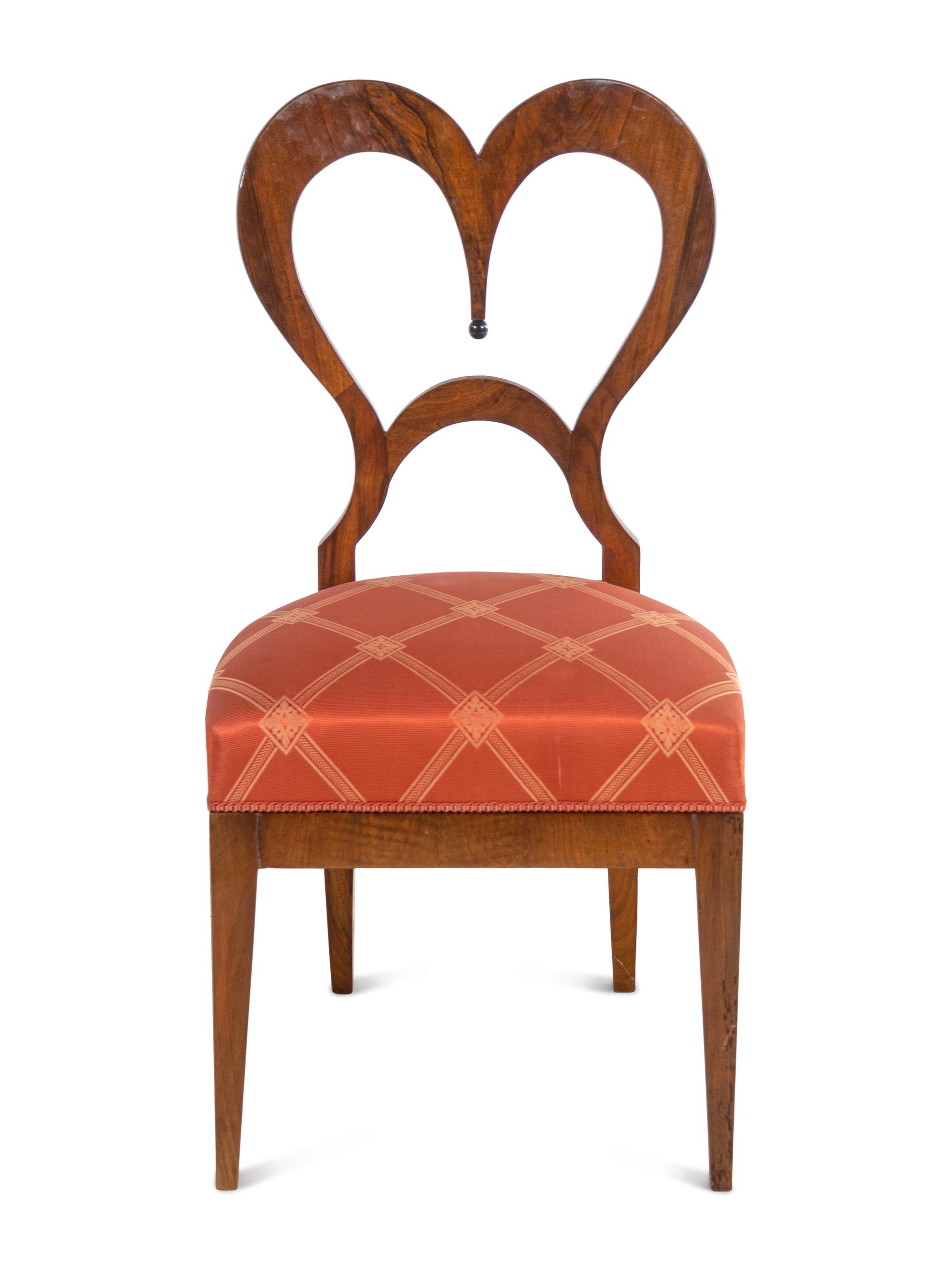 An Austrian Walnut Side Chair