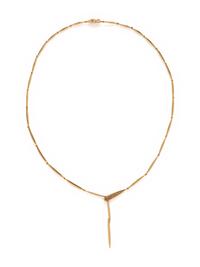 FREDERIC SAGE, ROSE GOLD AND DIAMOND LARIAT NECKLACE