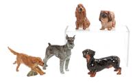 Five Royal Doulton Porcelain Figures Width of widest 8 inches. — 20TH CENTURY