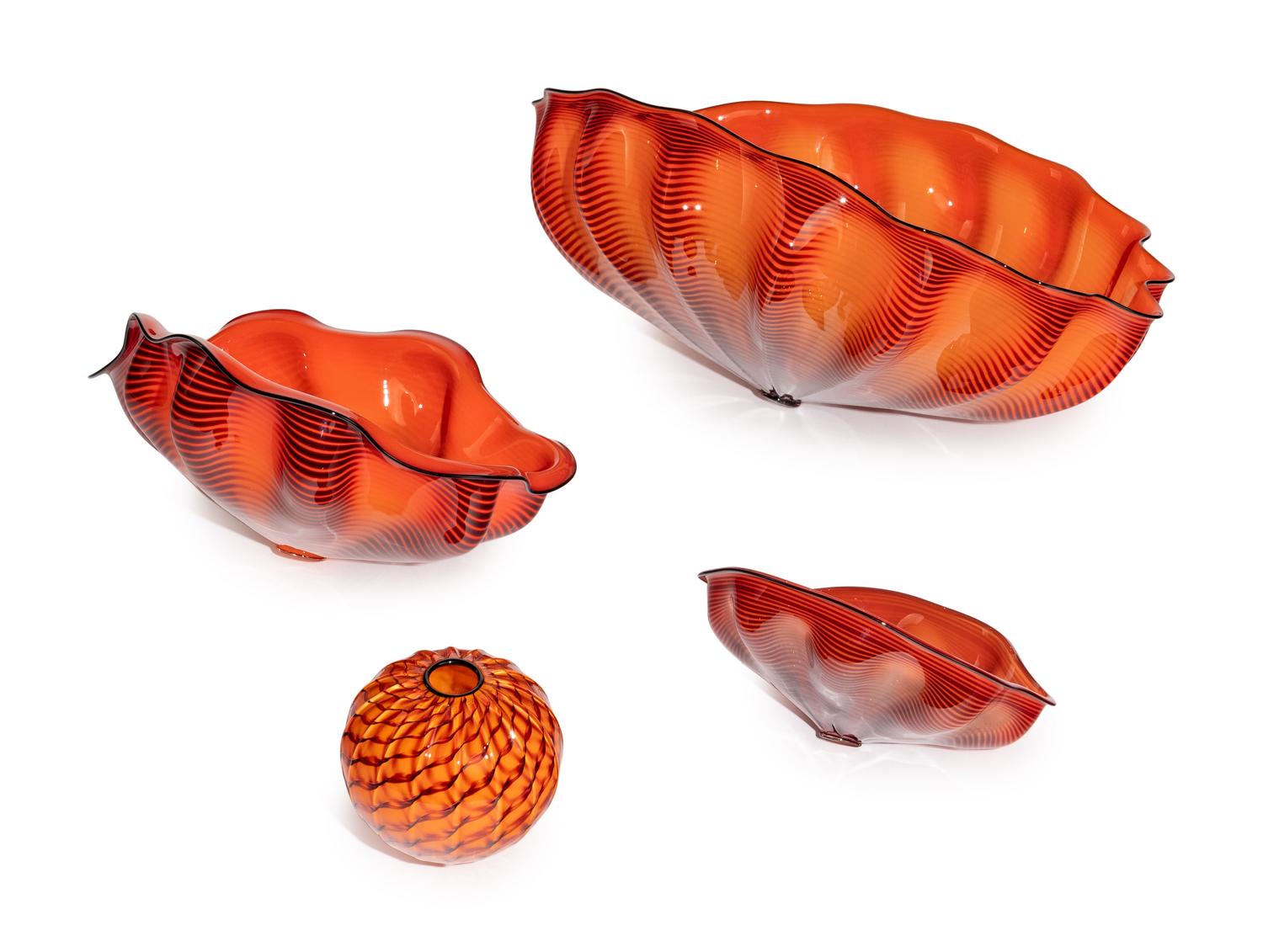 Four-piece set of Chinese Red