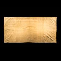 A Chinese Embroidered Silk 'Dragon' Panel, 19th Century — 清晚期 藍地龍紋綉片一幅