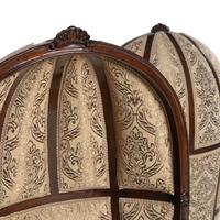A Pair of Louis XV Style Walnut Guérites